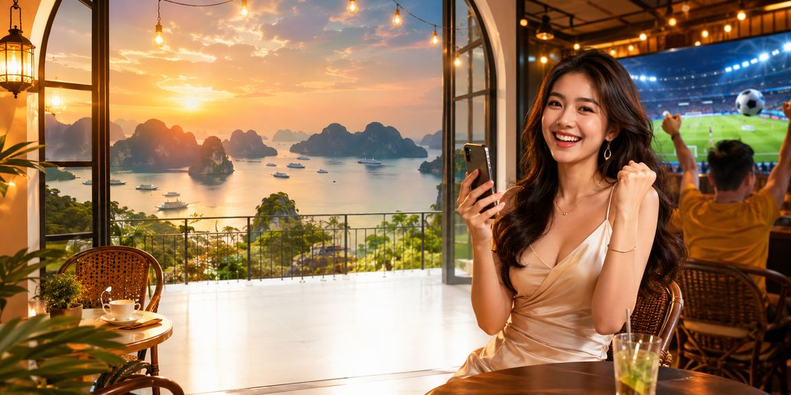 Người chơi game bài tại Hạ Long uống cà phê và trải nghiệm 483