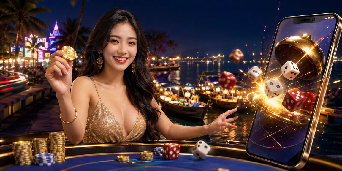 Người chơi tại Mũi Né thử Tài Xỉu trực tuyến trên điện thoại tại bãi biển